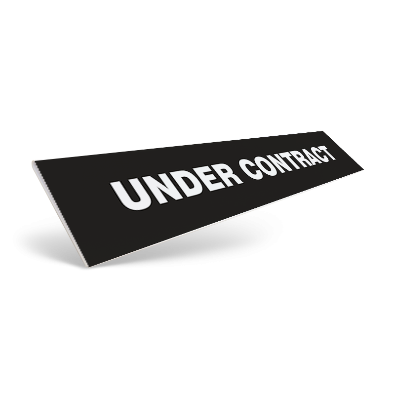 24" CUSTOM STYRENE CLIP ON SIGN RIDER for Balsley Losco
