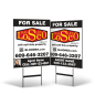 24"x30" Two-Sided Styrene/Reflective Yard Sign on Black Powder-Coated Stand for Balsley Losco 24"x30" Two-Sided Styrene/Reflective Yard Sign on Black Powder-Coated Stand for Balsley Losco