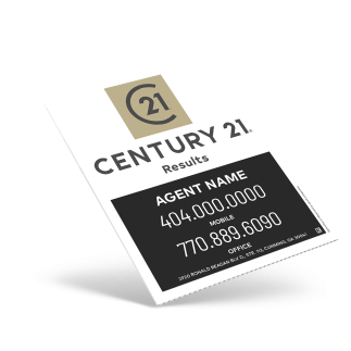 18"X24" ONE SIDED CUSTOM COROPLAST CONDO PANEL For Century 21Results