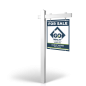 Go Realty : 5' Rookie Easy Arm Post with 24"x30" Two-Sided Panels in Styrene & Aluminum, Reflective Options Go Realty : 5' Rookie Easy Arm Post with 24"x30" Two-Sided Panels in Styrene & Aluminum, Reflective Options