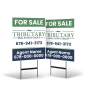 24"x30" Two-Sided Styrene/Reflective Yard Sign on Black Powder-Coated Stand for Tributary Real Estate Group 24"x30" Two-Sided Styrene/Reflective Yard Sign on Black Powder-Coated Stand for Tributary Real Estate Group