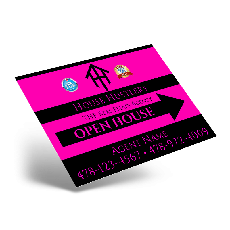 24"X18" STYRENE ONE SIDED PRINTED PANEL TO FIT 24"X18" METAL AFRAME SOLD INDIVIDUALLY For House Hustlers