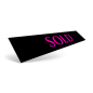 18" & 24" Two-Sided Slide-In Styrene/Aluminum Rider, Reflective/Non-Reflective For House Hustlers