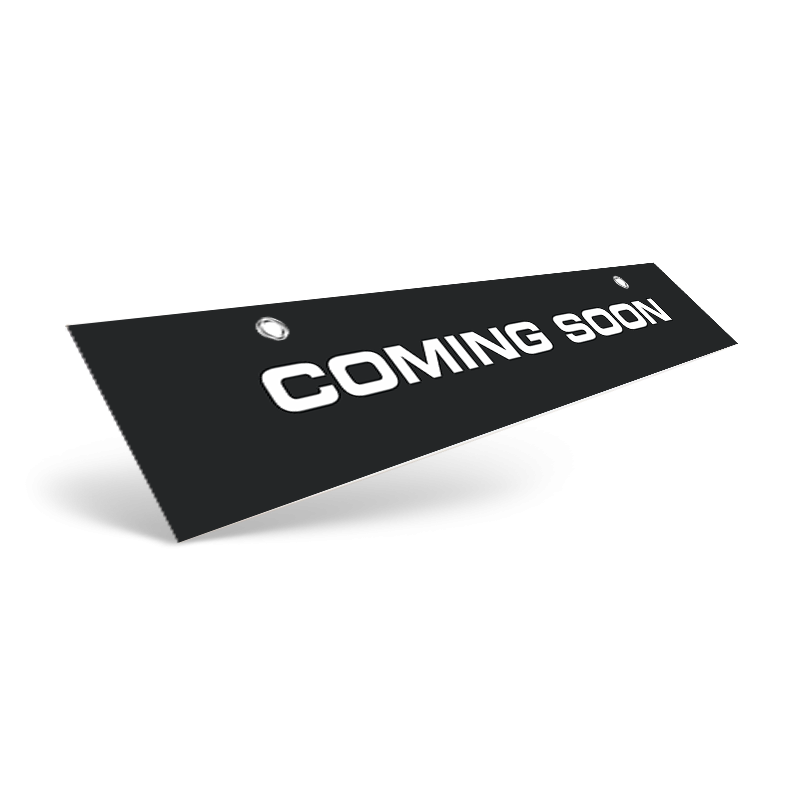 24" Two-Sided Hanging Rider in Styrene or Aluminum, Reflective or Non Reflective For GA Realty