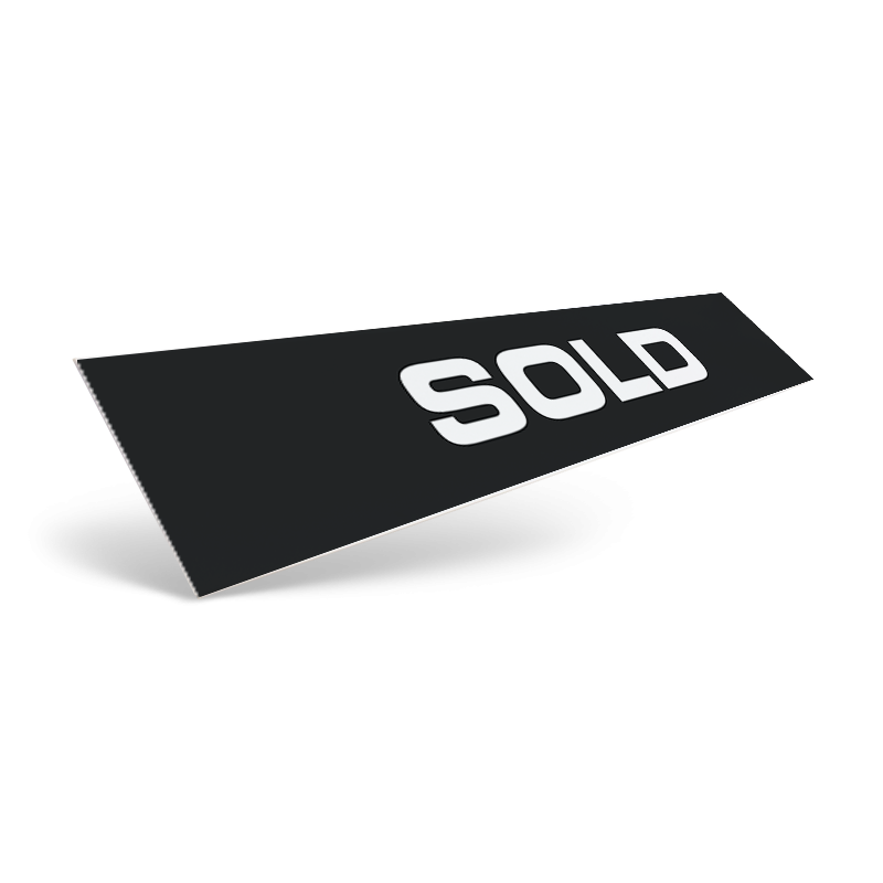 18" & 24" Two-Sided Slide-In Styrene/Aluminum Rider, Reflective/Non-Reflective For GA Realty 18" & 24" Two-Sided Slide-In Styrene/Aluminum Rider, Reflective/Non-Reflective For GA Realty