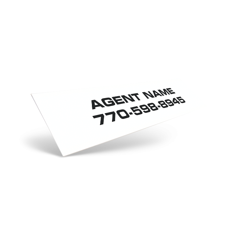 Custom Vinyl Decal -  Two sizes Available for GA Realty