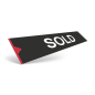 18" & 24" Two-Sided Slide-In Riders: Styrene & Aluminum, Reflective Options for HomeSmart