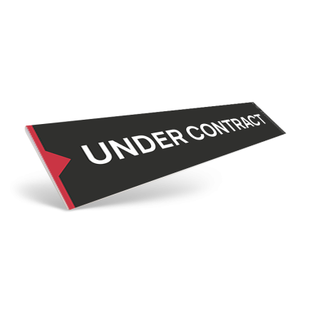 18" / 24" CUSTOM STYRENE CLIP ON SIGN RIDER for HomeSmart