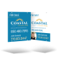 24x30 Two-Sided Styrene/Aluminum Hanging Panel w/ Grommets for Coastal Communities Realty