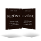 24x30 Two-Sided Styrene/Aluminum Hanging Panel w/ Grommets for The Rezerve