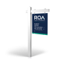 The Allstar 6’ Easy Arm Post with 24"x30" Two-Sided Panels in Styrene & Aluminum, Reflective Options Realty of America The Allstar 6’ Easy Arm Post with 24"x30" Two-Sided Panels in Styrene & Aluminum, Reflective Options Realty of America