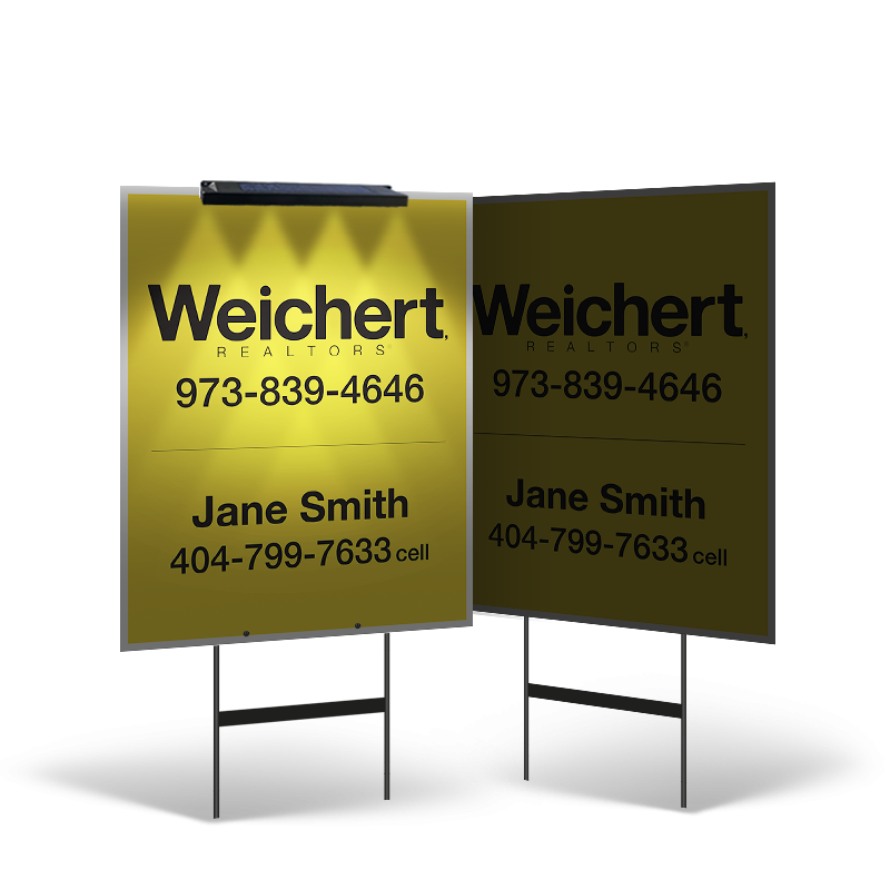 SOLAR LIGHT SIGN CLIPON FOR YARDSIGN WEICHERT REALTORS SOLAR LIGHT SIGN CLIPON FOR YARDSIGN WEICHERT REALTORS