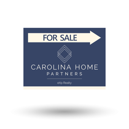 18"x24" Reflective / Non-Reflective Yard Sign for carolina home partner