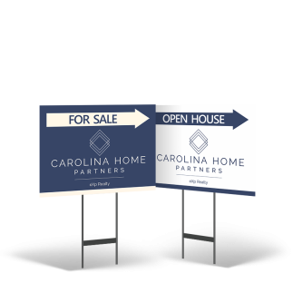 18"x24" Reflective / Non-Reflective Yard Sign for carolina home partner