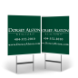 DORSEY ALSTON REALTORS 24 X 30 STYRENE YARD SIGN W/ BLACK STAND