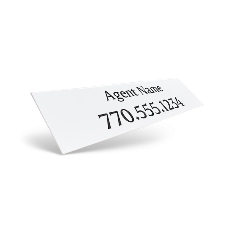 ENGEL & VOLKER REAL ESTATE AGENT NAME VINYL DECAL