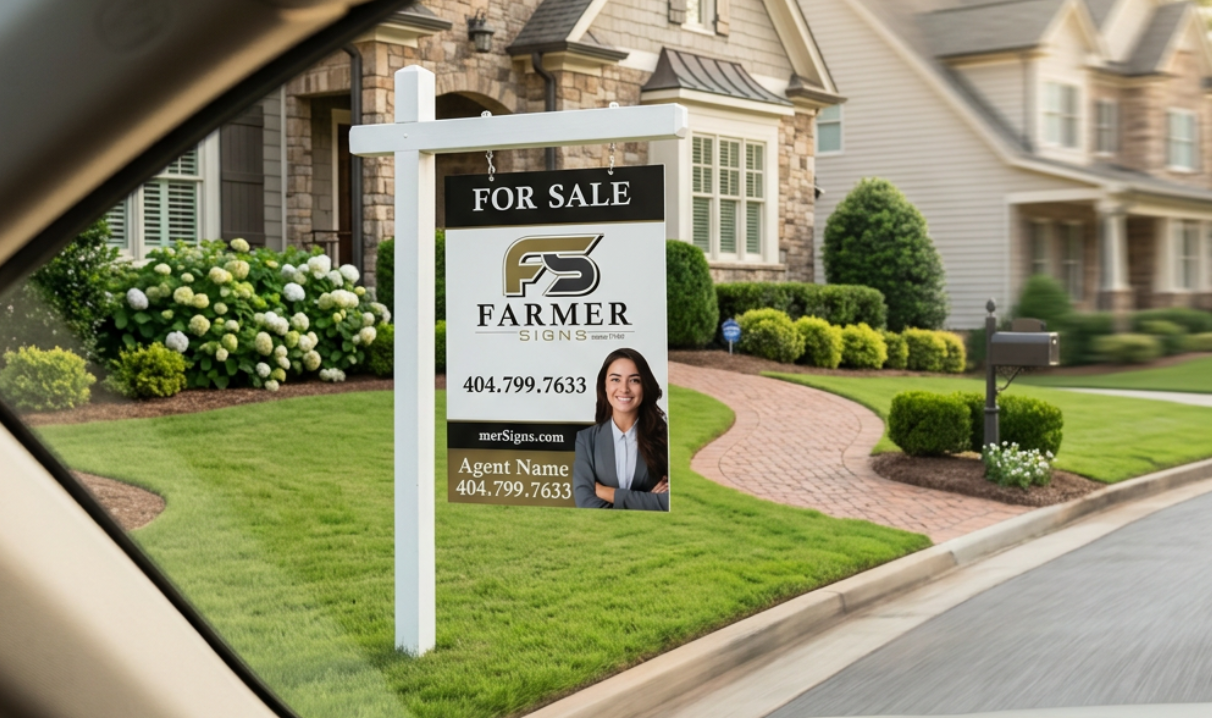 From Drive-By to Decision: How Buyers Actually Interact With Real Estate Signage